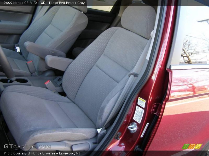 Tango Red Pearl / Gray 2009 Honda CR-V EX 4WD