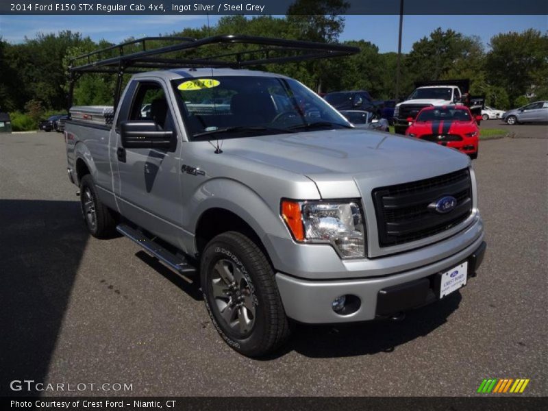 Ingot Silver / Steel Grey 2014 Ford F150 STX Regular Cab 4x4