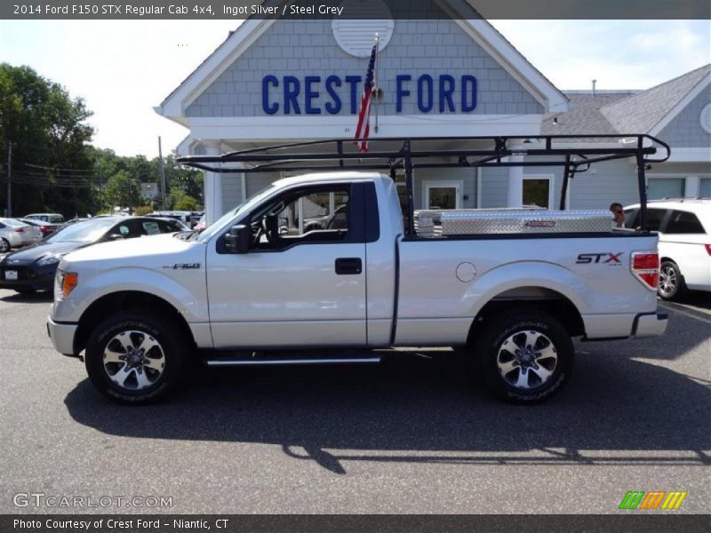 Ingot Silver / Steel Grey 2014 Ford F150 STX Regular Cab 4x4