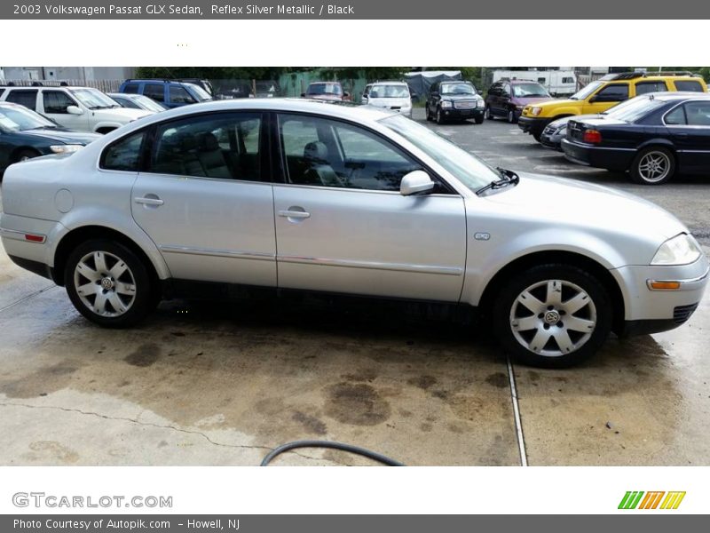 Reflex Silver Metallic / Black 2003 Volkswagen Passat GLX Sedan