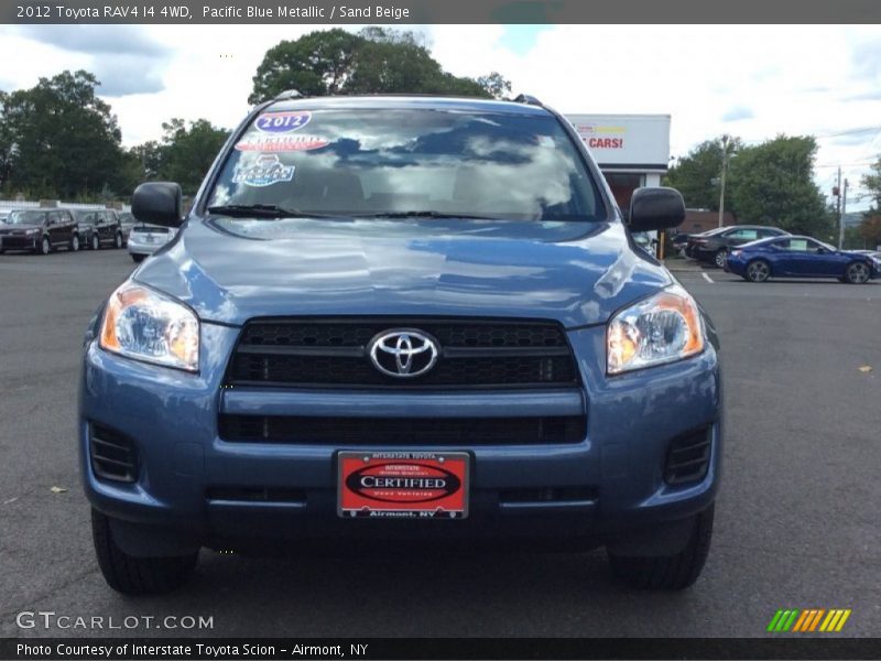 Pacific Blue Metallic / Sand Beige 2012 Toyota RAV4 I4 4WD