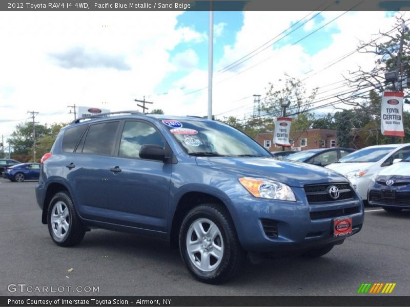 Pacific Blue Metallic / Sand Beige 2012 Toyota RAV4 I4 4WD