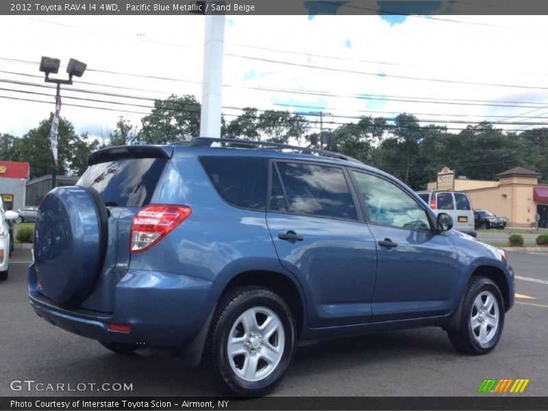 Pacific Blue Metallic / Sand Beige 2012 Toyota RAV4 I4 4WD