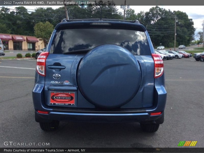Pacific Blue Metallic / Sand Beige 2012 Toyota RAV4 I4 4WD