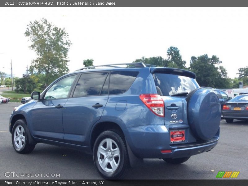 Pacific Blue Metallic / Sand Beige 2012 Toyota RAV4 I4 4WD