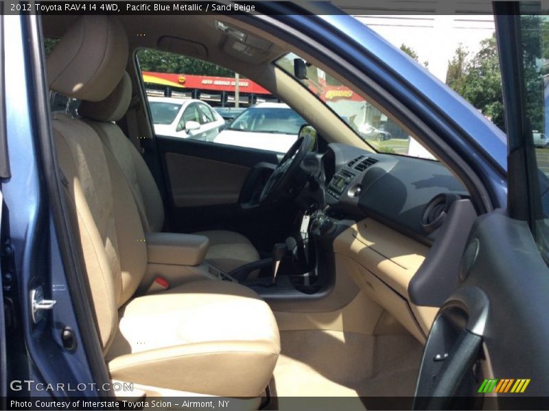 Pacific Blue Metallic / Sand Beige 2012 Toyota RAV4 I4 4WD