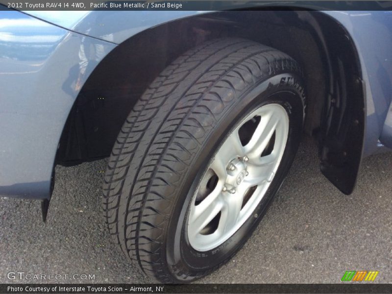 Pacific Blue Metallic / Sand Beige 2012 Toyota RAV4 I4 4WD