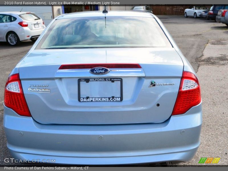 Light Ice Blue Metallic / Medium Light Stone 2010 Ford Fusion Hybrid