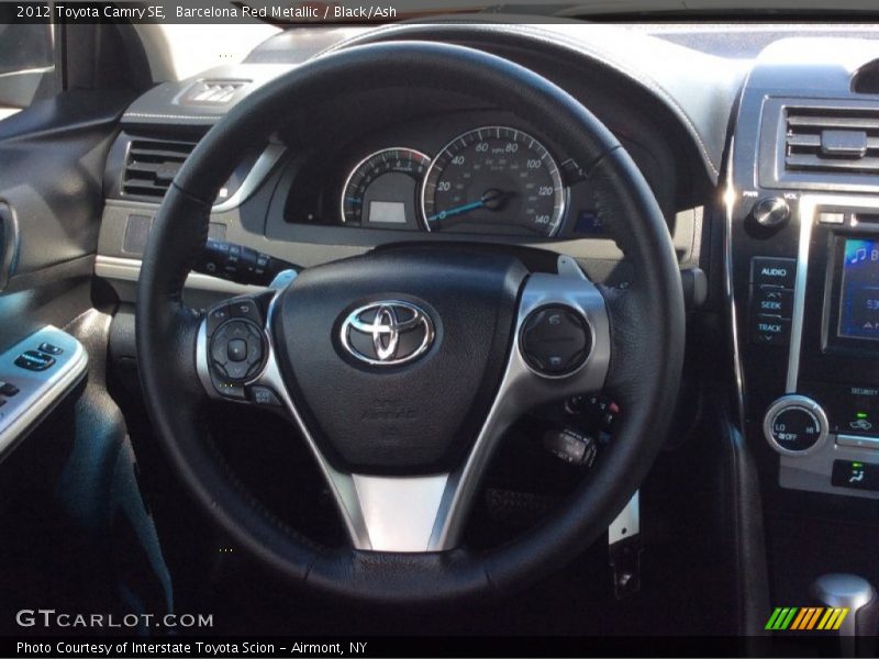 Barcelona Red Metallic / Black/Ash 2012 Toyota Camry SE