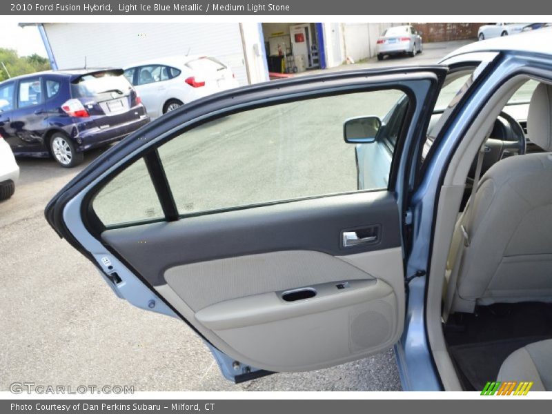 Light Ice Blue Metallic / Medium Light Stone 2010 Ford Fusion Hybrid