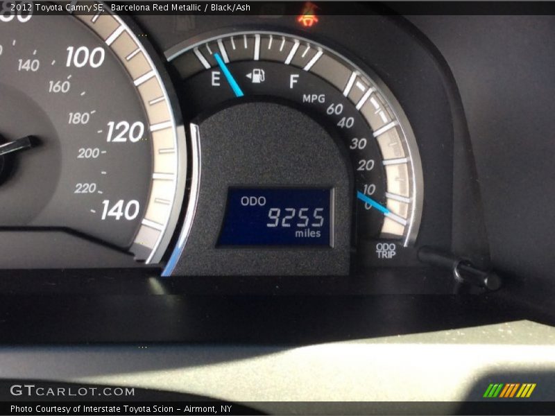 Barcelona Red Metallic / Black/Ash 2012 Toyota Camry SE