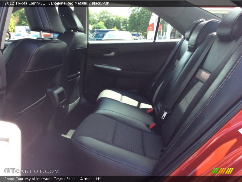 Barcelona Red Metallic / Black/Ash 2012 Toyota Camry SE