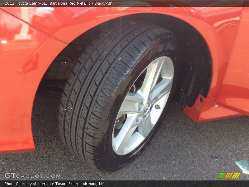 Barcelona Red Metallic / Black/Ash 2012 Toyota Camry SE