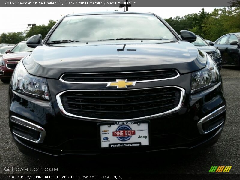 Black Granite Metallic / Medium Titanium 2016 Chevrolet Cruze Limited LT