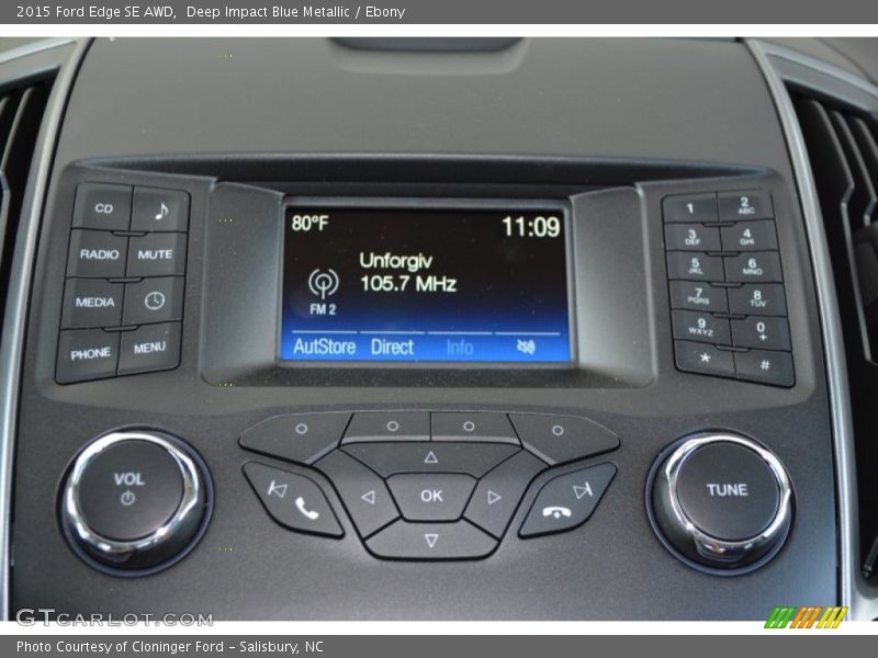 Controls of 2015 Edge SE AWD