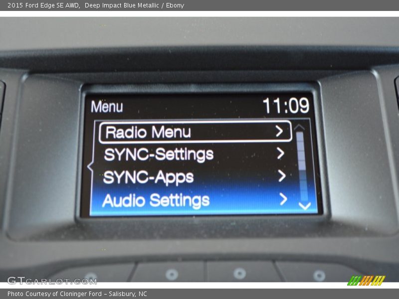Deep Impact Blue Metallic / Ebony 2015 Ford Edge SE AWD
