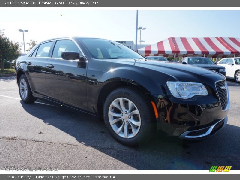 Gloss Black / Black/Linen 2015 Chrysler 300 Limited