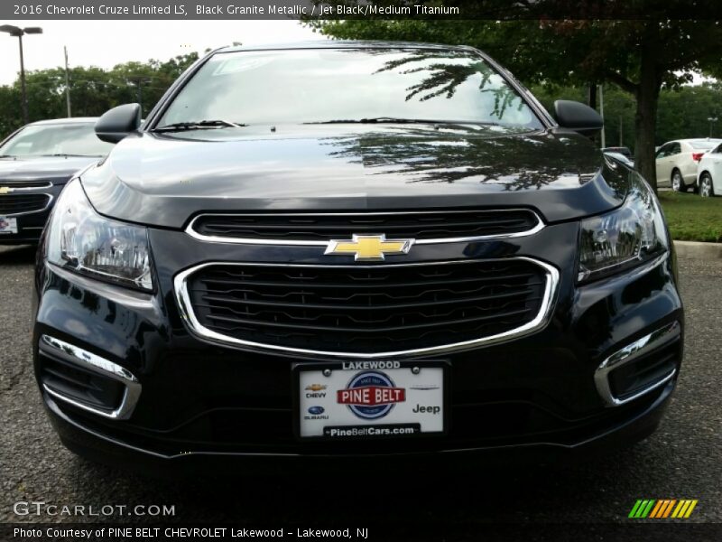 Black Granite Metallic / Jet Black/Medium Titanium 2016 Chevrolet Cruze Limited LS