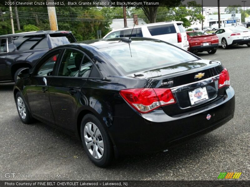 Black Granite Metallic / Jet Black/Medium Titanium 2016 Chevrolet Cruze Limited LS