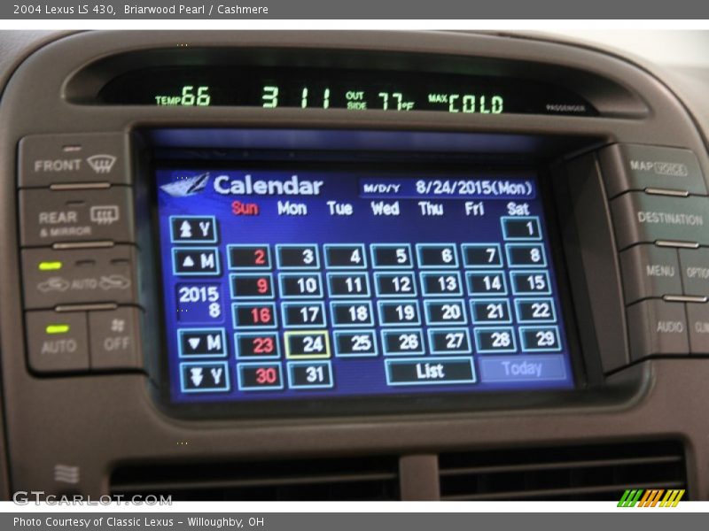 Briarwood Pearl / Cashmere 2004 Lexus LS 430