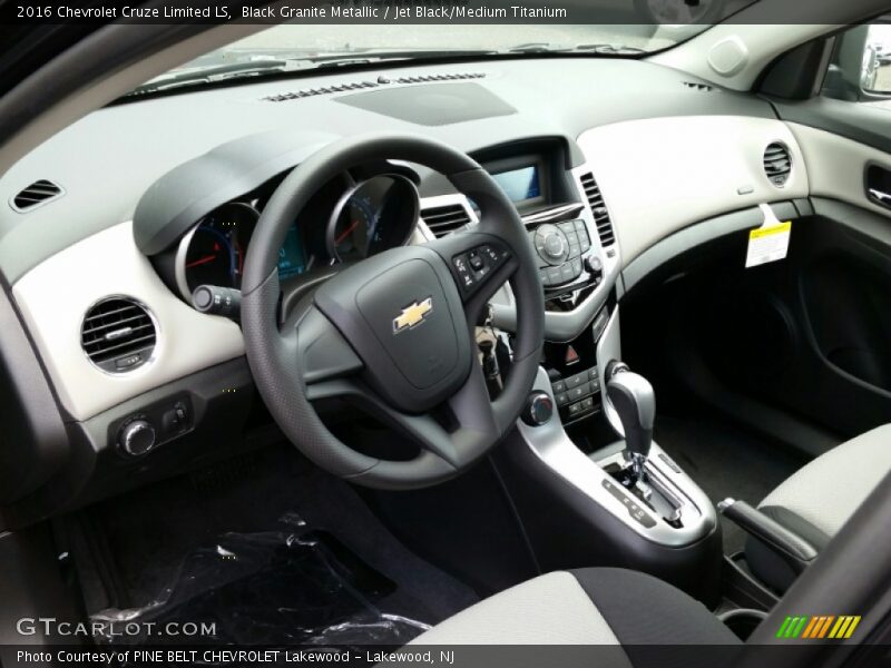 Black Granite Metallic / Jet Black/Medium Titanium 2016 Chevrolet Cruze Limited LS