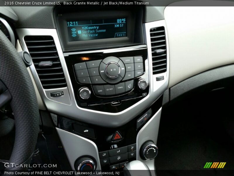 Black Granite Metallic / Jet Black/Medium Titanium 2016 Chevrolet Cruze Limited LS