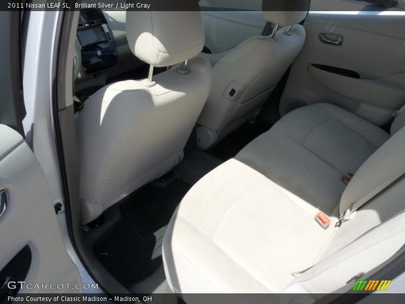 Brilliant Silver / Light Gray 2011 Nissan LEAF SL