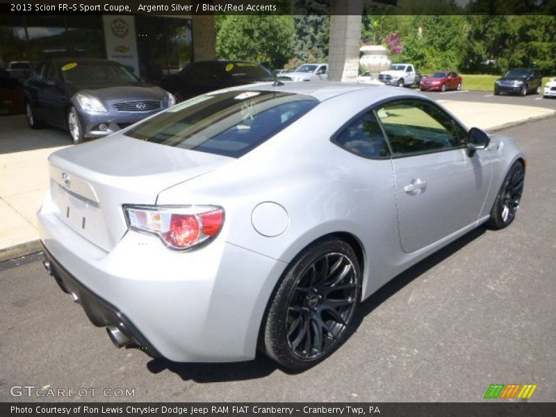 Argento Silver / Black/Red Accents 2013 Scion FR-S Sport Coupe