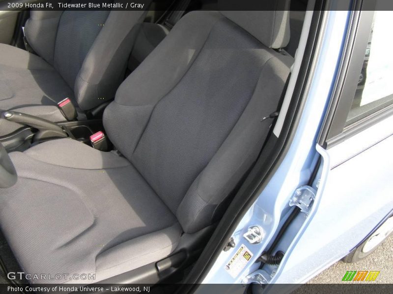 Tidewater Blue Metallic / Gray 2009 Honda Fit