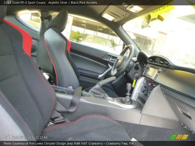 Argento Silver / Black/Red Accents 2013 Scion FR-S Sport Coupe