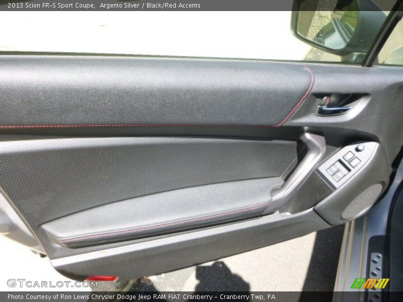 Argento Silver / Black/Red Accents 2013 Scion FR-S Sport Coupe