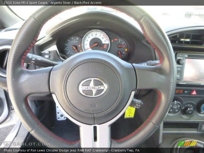 Argento Silver / Black/Red Accents 2013 Scion FR-S Sport Coupe