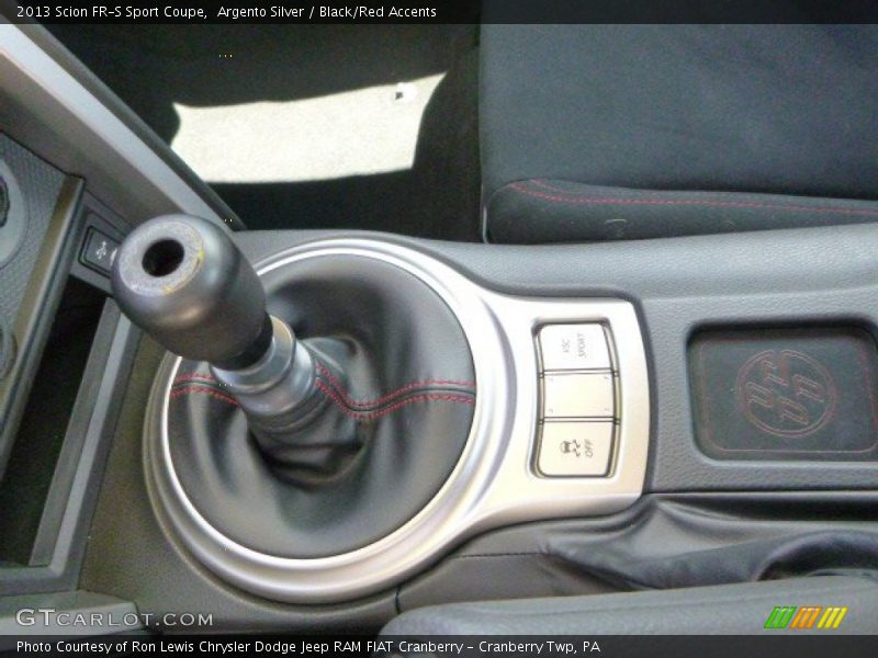 Argento Silver / Black/Red Accents 2013 Scion FR-S Sport Coupe