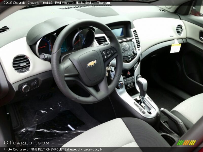 Red Hot / Jet Black/Medium Titanium 2016 Chevrolet Cruze Limited LS