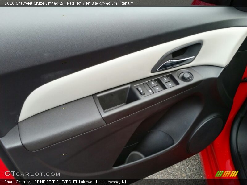 Red Hot / Jet Black/Medium Titanium 2016 Chevrolet Cruze Limited LS