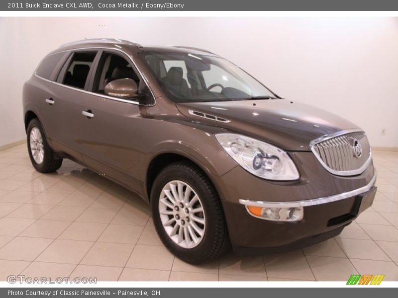 Cocoa Metallic / Ebony/Ebony 2011 Buick Enclave CXL AWD