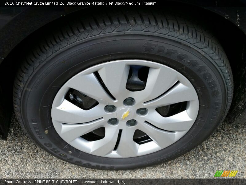 Black Granite Metallic / Jet Black/Medium Titanium 2016 Chevrolet Cruze Limited LS