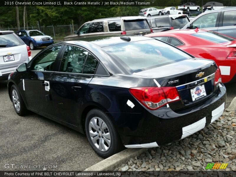 Black Granite Metallic / Jet Black/Medium Titanium 2016 Chevrolet Cruze Limited LS