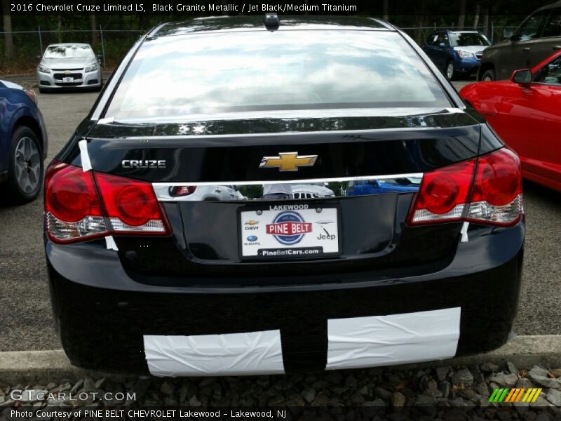 Black Granite Metallic / Jet Black/Medium Titanium 2016 Chevrolet Cruze Limited LS