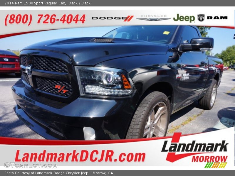 Black / Black 2014 Ram 1500 Sport Regular Cab