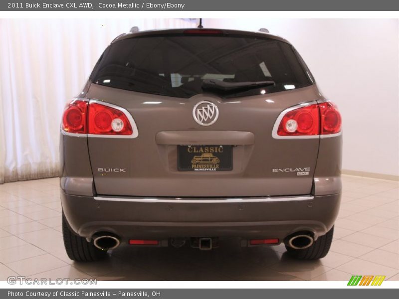 Cocoa Metallic / Ebony/Ebony 2011 Buick Enclave CXL AWD