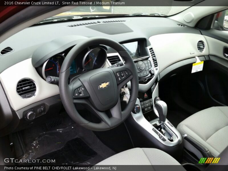 Siren Red Tintcoat / Medium Titanium 2016 Chevrolet Cruze Limited LT