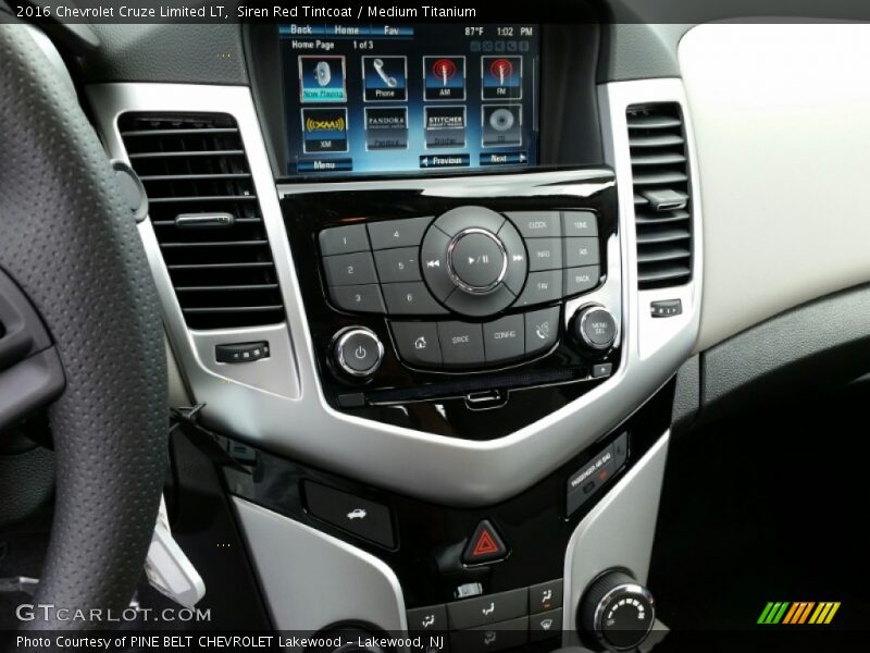 Siren Red Tintcoat / Medium Titanium 2016 Chevrolet Cruze Limited LT