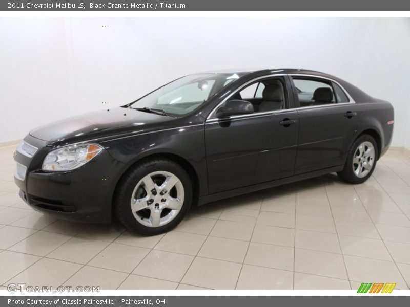 Black Granite Metallic / Titanium 2011 Chevrolet Malibu LS