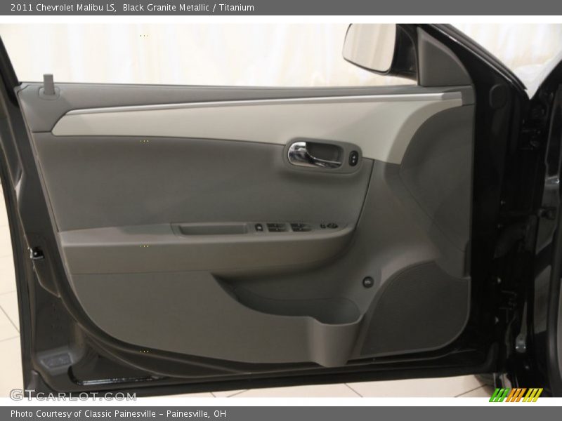 Black Granite Metallic / Titanium 2011 Chevrolet Malibu LS