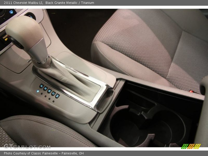 Black Granite Metallic / Titanium 2011 Chevrolet Malibu LS