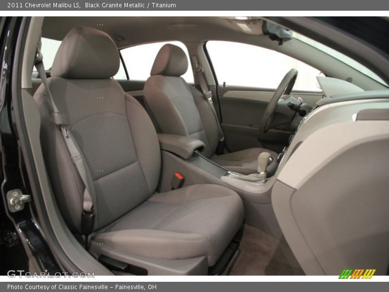 Black Granite Metallic / Titanium 2011 Chevrolet Malibu LS