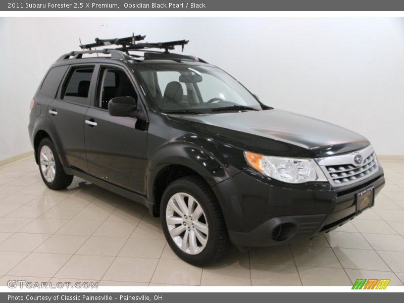 Obsidian Black Pearl / Black 2011 Subaru Forester 2.5 X Premium