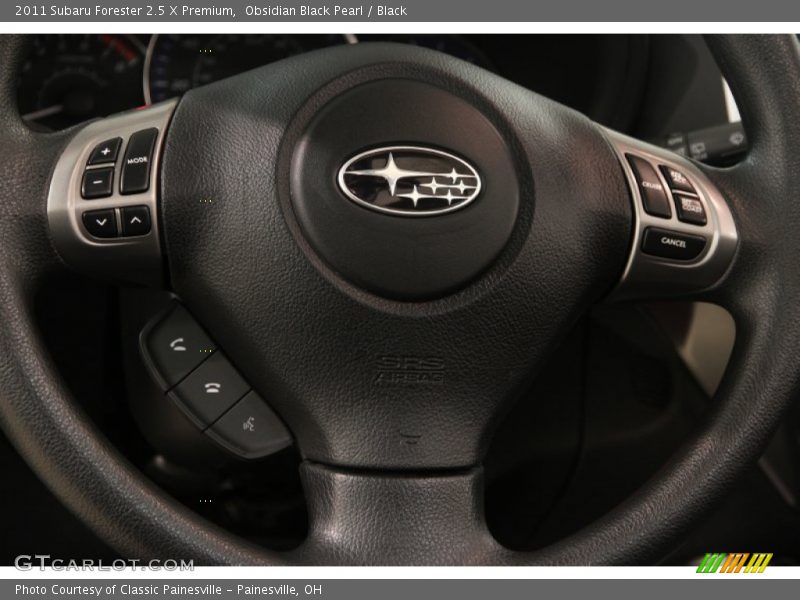 Obsidian Black Pearl / Black 2011 Subaru Forester 2.5 X Premium