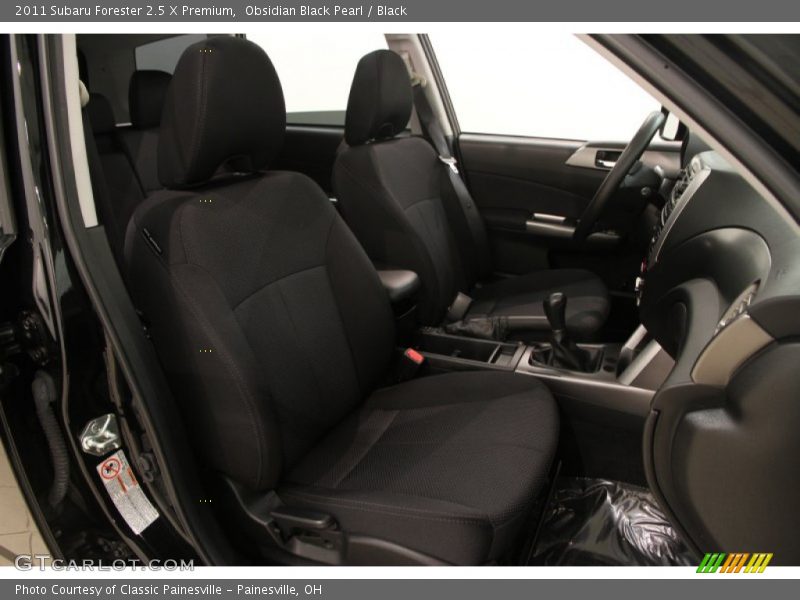 Obsidian Black Pearl / Black 2011 Subaru Forester 2.5 X Premium